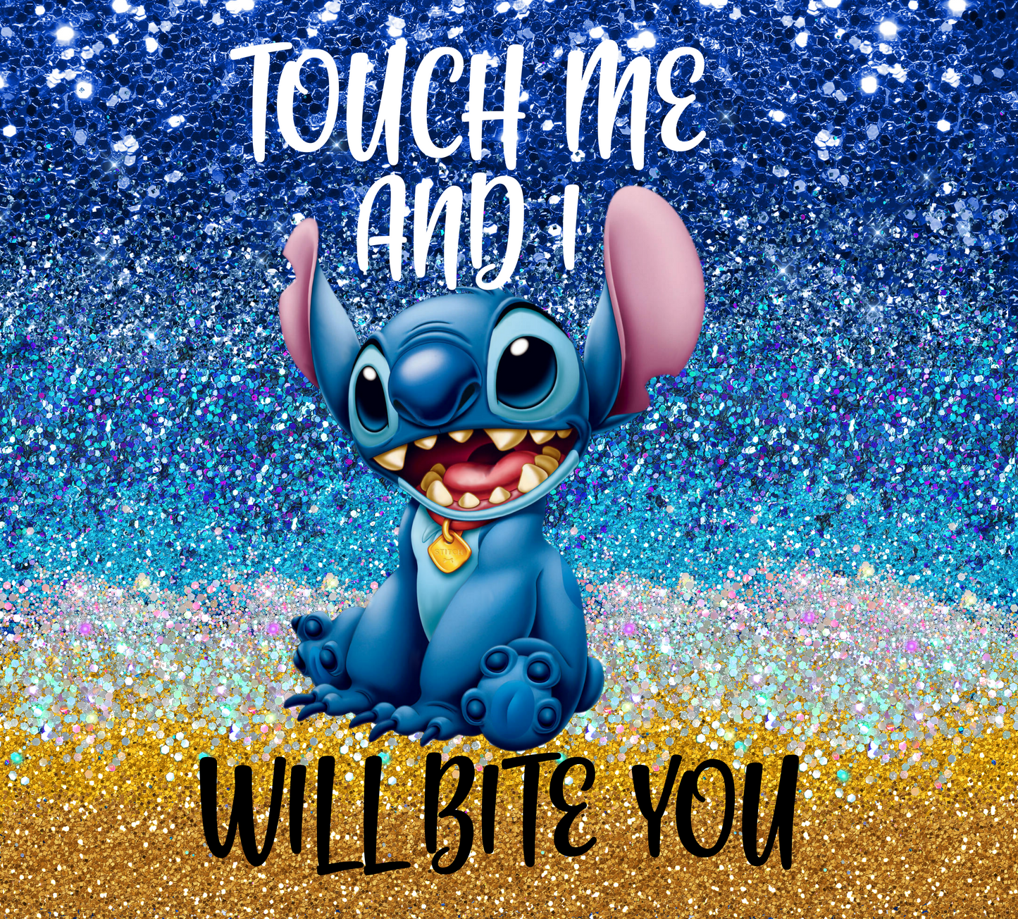 TOUCH ME AND I BITE YOU STITCH