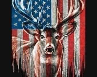 AMERICAN FLAG BUCK