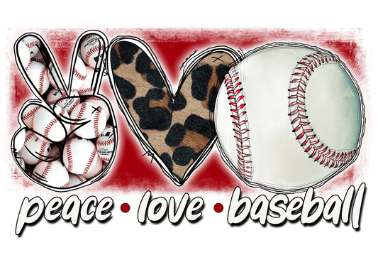 PEACE LOVE BASEBALL