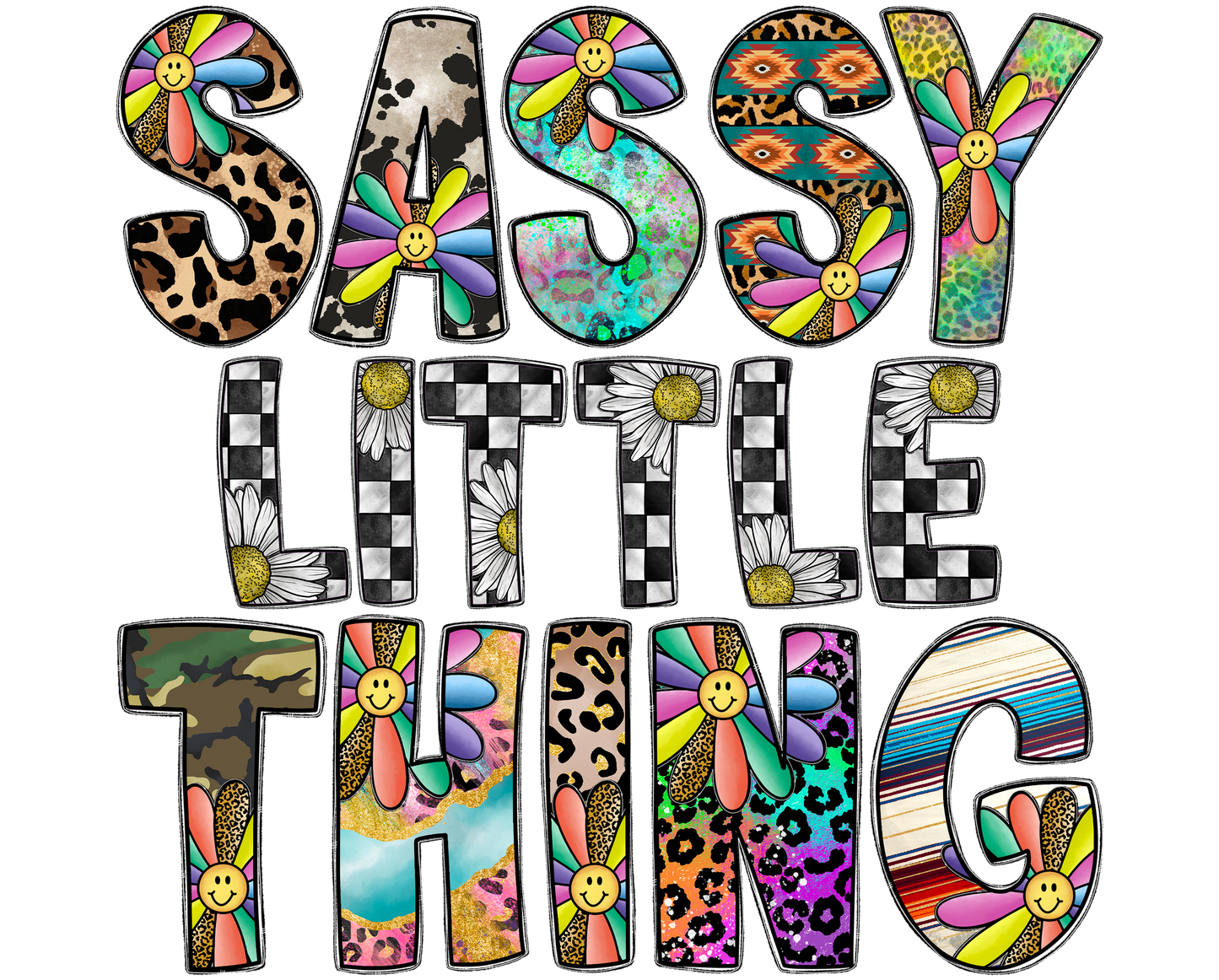 SASSY LITTLE THING MULTICOLORED