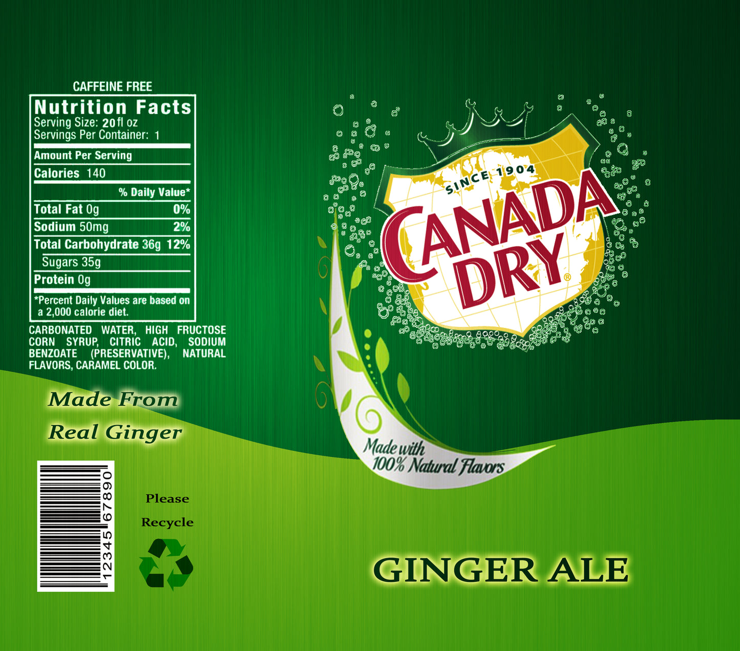 CANADY DRY FULL CAN