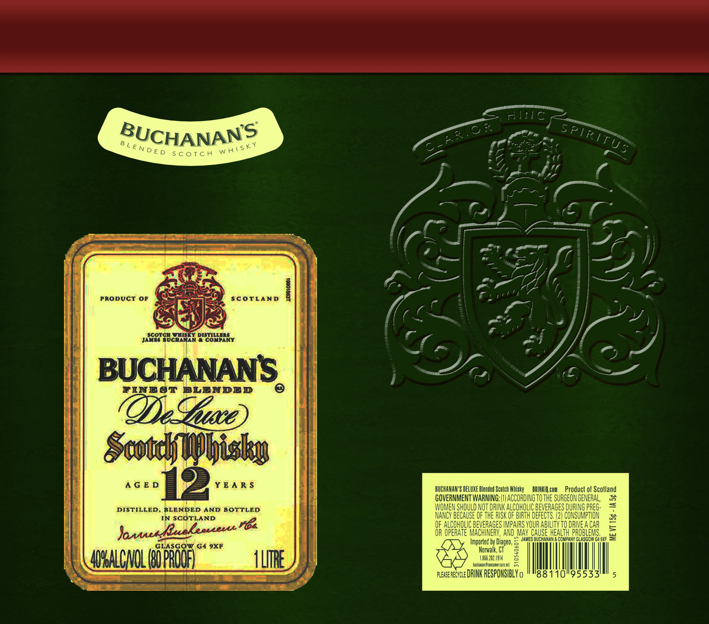 BUCHANANS SCOTCH BOTTLE