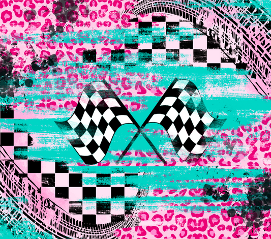 PINK CHECKERED FLAG