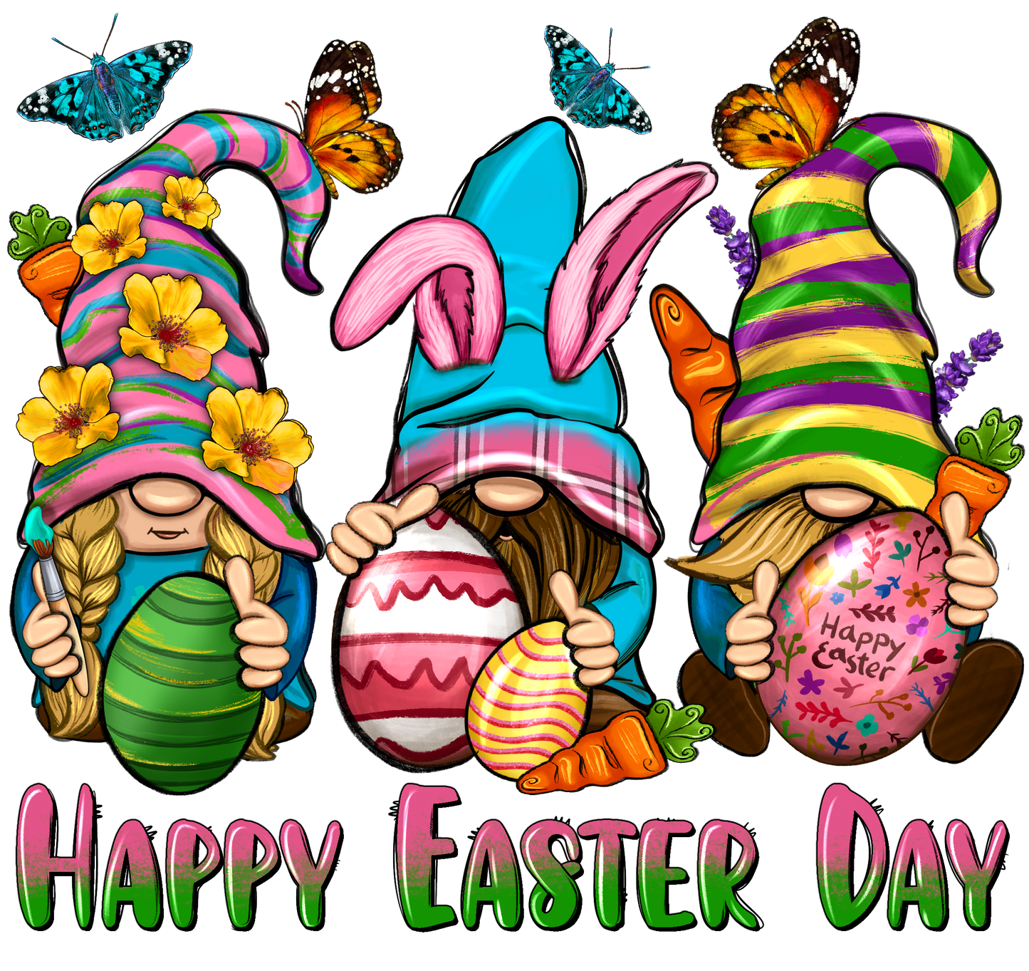HAPPY EASTER DAY GNOMIES