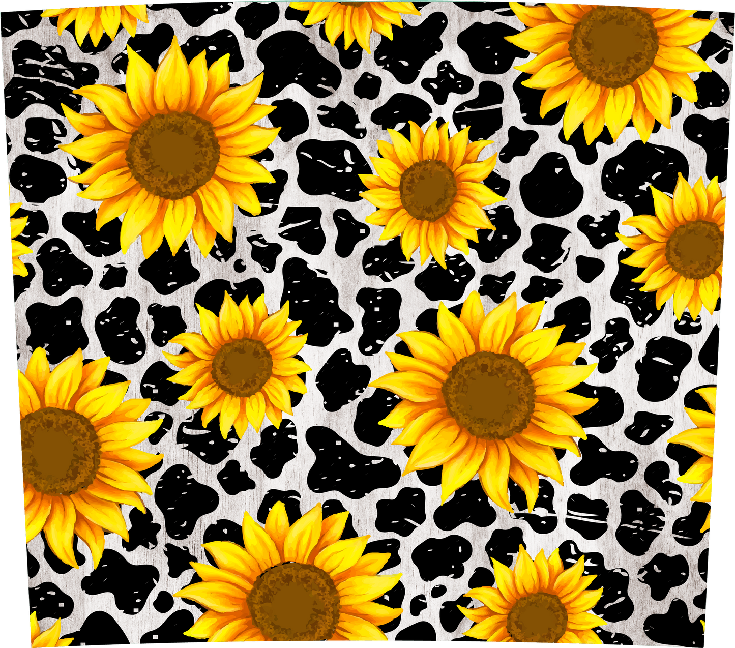 SUNFLOWER COW PATTERN